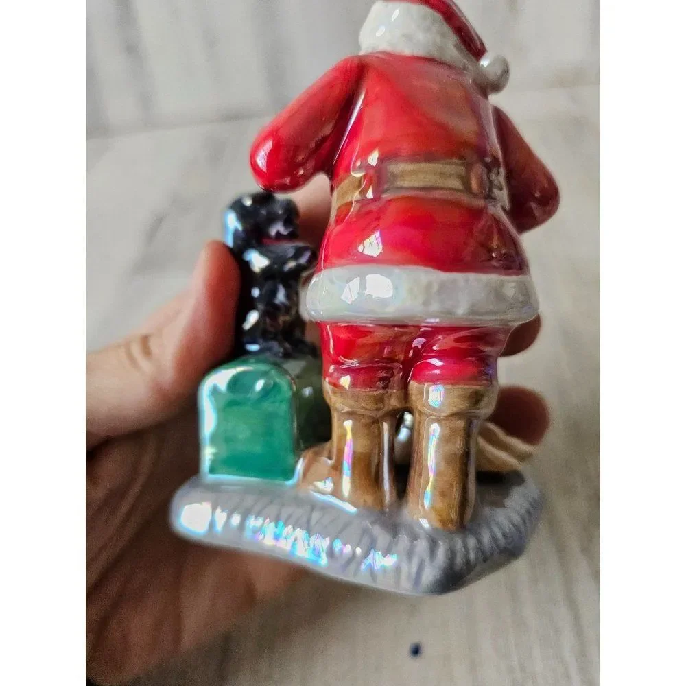 trim a tree Coca-Cola Santa dog ornament 2004 ceramic soda Xmas tree‎